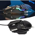 XIOP Gaming Mouse, 12800 DPI Mechanical Aesthetic Design Retractable