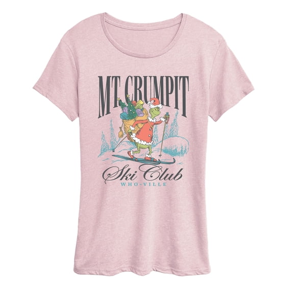 The Grinch - Mt.Crumpit Ski Club Women's Short Sleeve Graphic T-Shirt