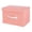 Watermelon Red,10.4X7.87X3.29inch, variant on Fabric Folding Storage Box with Lid,10.4X7.87X3.29inch Wardrobe Clothes Stacking Bin, Drawer Organizer, Sock Scarf Ties Container, Closet Storage Solution, Bedroom Organization Box