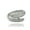 Silver White Stone Beauty, variant on Retro Titanium Steel Animal Snake Ring