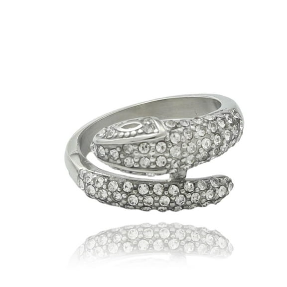 Retro Titanium Steel Animal Snake Ring