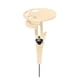 thumbnail image 2 of Mesa de vino Mesa de vidrio de madera para exteriores Mesa de picnic plegable portátil Escritorio para playa, Beige Yuarrent HA005230-03B, 2 of 7
