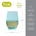 thumbnail image 3 of True Color Wine Glasses for Birthday, Gifts for Women, 18.5 oz, Set of 4, 3 of 5