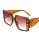 thumbnail image 5 of Gafas de sol cuadradas con montura grande, gafas de sol de moda europea y americana para mujer, gafas de sol de moda para hombre, 5 of 5