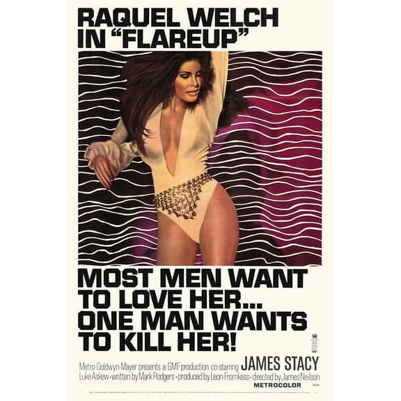 Moviemarket Raquel Welch in Flareup 24” x 36” Poster