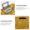 thumbnail image 4 of Bingfone Gold Glitter Luggage Cover Washable Suitcase Cover Protector Anti-scratch Suitcase cover Fits 18-32 Inch Luggage (No luggage included), 4 of 8