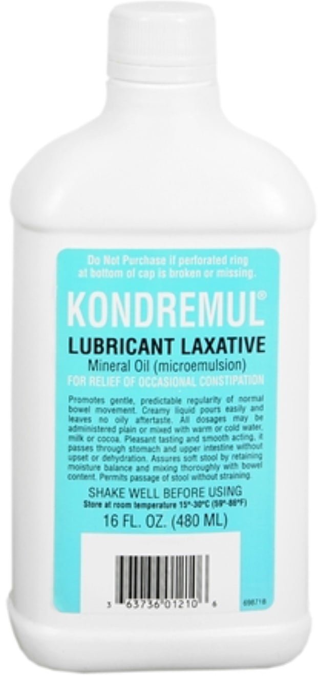 Kondremul Lubricant Laxative 16 oz (Pack of 3)