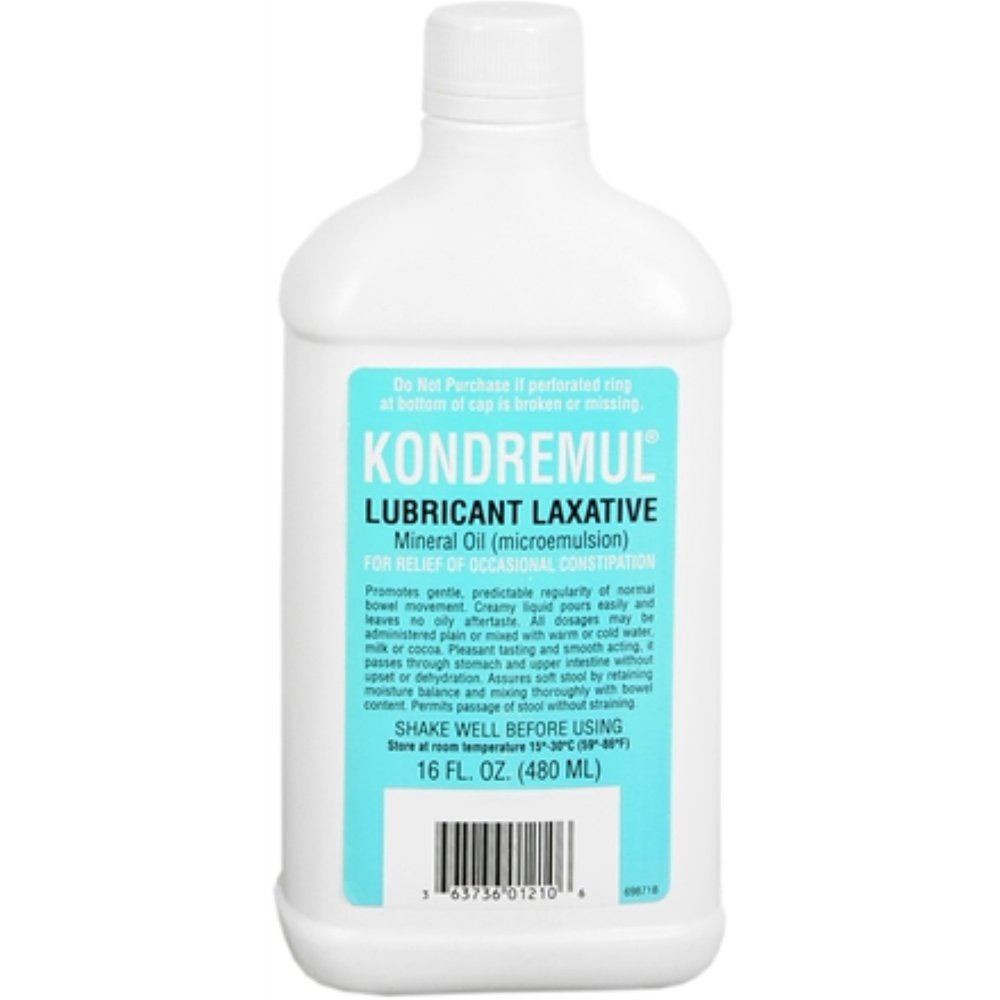 Kondremul Lubricant Laxative 16 oz (Pack of 3)