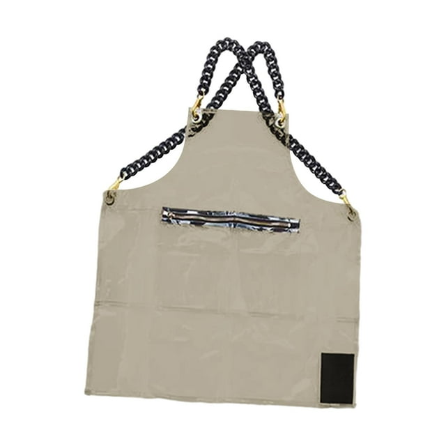 Tablier Imperméable pour Coiffeur, Tablier Multifonction Doux en TPU Robuste pour Fleurs Noir
