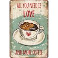 thumbnail image 1 of Placa Letrero Metal Vintage para El Carteles Amor para Pared Pintura Hierro, 1 of 9