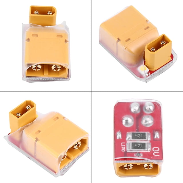 Conector De Descargador LiPo, Enchufe De Descarga Que Necesita Descarga Para Enchufes Xt60 Enchufes Xt30 Para Batería RC