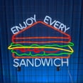 thumbnail image 4 of Glowneon Enjoy Every Sandwich Neon Sign, Sandwich Sign Decor, 4 of 4