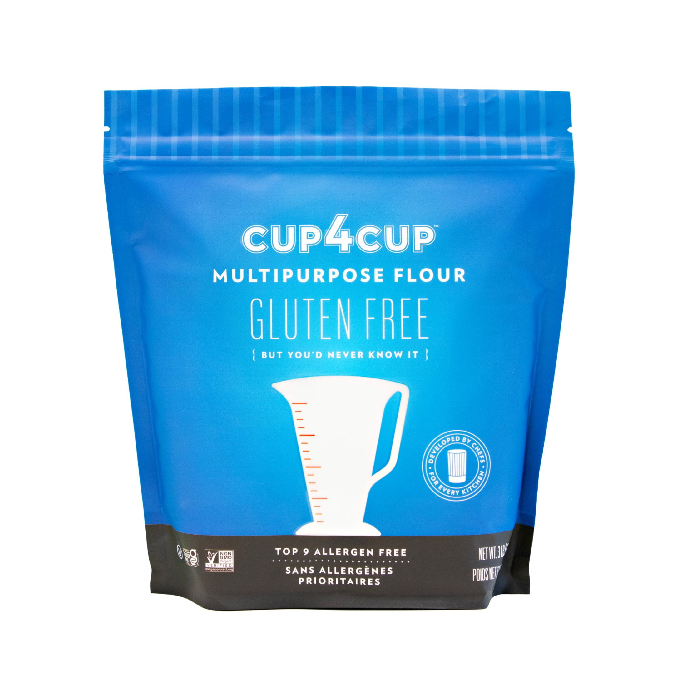 3 pack) Cup 4 Cup Gluten Free Multipurpose Flour Blend, 3 lb