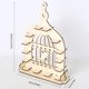 thumbnail image 2 of Jaula De Madera Para Pájaros De Estilo Europeo Y Americano, Soporte De Exhibición De Chocolate, Decoración Artesanal Para El Hogar, Decoración De Chocolate Para Fiesta De Madera Kearding HA022470-00, 2 of 7