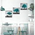 thumbnail image 5 of Canvas Wall Art for Bedroom Black and White Farmhouse Rustic Country Landscape Teal Trees Picture Wall Decor Modern Framed Artwork 3 Pieces Wall Decoration for Dining Room Kitchen Bathroom Office Home, 5 of 6