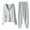 Gray, variant on 2 Piece Sets Two Piece Pants Set for Women Dressy Women's Solid Color Thin Zippered Hoodie Two-piece Loose Sports And Set Leggings Long Sleeved Hooded Set