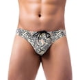thumbnail image 5 of Trajes de baño bikini sexys para hombre, bañadores tipo slip para deportes acuáticos, bañadores tipo short para la playa., 5 of 5