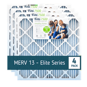 Filti 16x25x1 Air Filter MERV 13 | Pleated Home Air Filter | HVAC AC Furnace Filter MADE IN USA ( 4 Pack)