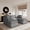 Gray, variant on The Magic Home 64" 2-Seat Modular Loveseat Sectional Sofa, Modern Deep Seat Linen-Look Cloud Couch for Small Living Room, White Couch