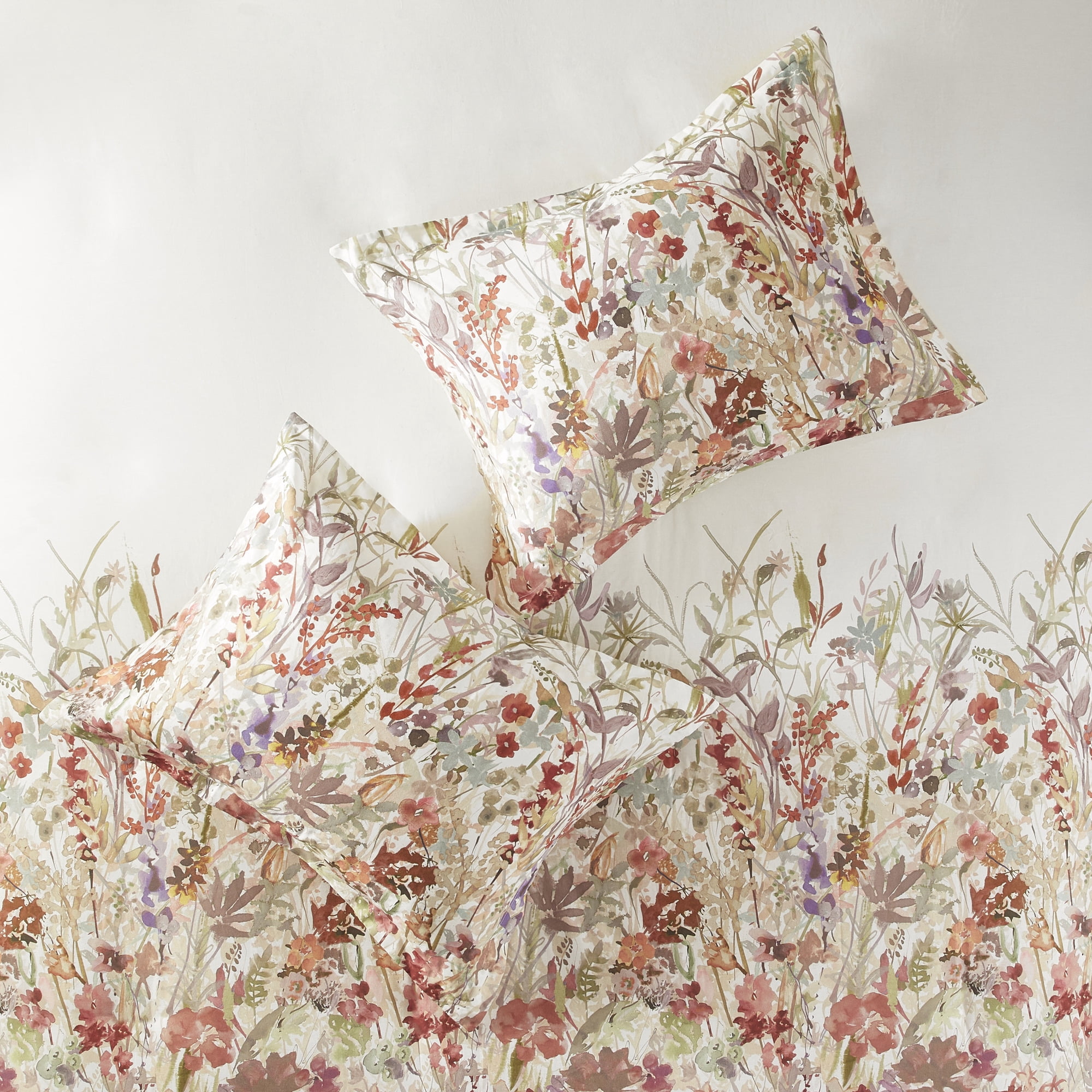 Home Essence Julia 3 Piece Cotton Printed Duvet Cover Set, King/Cal King, Multi