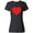 AB-Black, variant on Inktastic Red Heart Women's T-Shirt