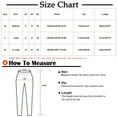 thumbnail image 3 of QUINDOS Womens Pants Wide Leg High Waisted Long Casual Pants Cotton Striped Loose Trousers with Pockets, 3 of 8