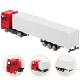 thumbnail image 2 of MOVTOTOP Camion Conteneur en Alliage Rouge Jouet pour Enfants Modèle de Simulation Mini Durable Idéal pour Jouer 1 Pce, 2 of 8