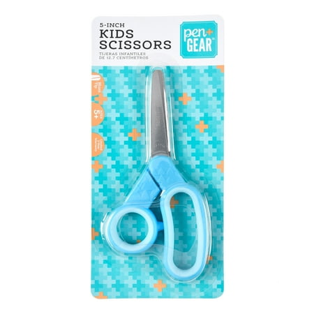 Pen + Gear Kids' Scissors, 5", Blue, 1pc, 153510-4004, School and Craft Scissors