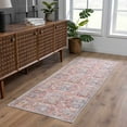 thumbnail image 6 of BoutiqueRugs Urpi Farmhouse Area Rug - Machine Washable - Peach, Pink, Mustard - 7'10" x 10'2", 6 of 12