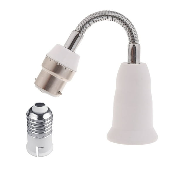 E27 Light Socket Extender Adapter Light Bulb Extension B22 to E27 Socket