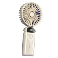 thumbnail image 2 of Ventilador de Mano ANGGREK con Pantalla Digital USB Recargable Para viajar, 2 of 8