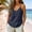 A1 Navy, variant on Linen Tops for Women Summer Henley Shirts Spaghetti Strap Camisole Sleeveless Layering Camisoles V Neck boho Shirts Pullover Shirts Mexican Shirts Flowy Shirts Tunic Top Summer Gauze Shirt