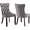 Gray, variant on LegaHome Dining Chairs Set of 2, Velvet Upholstered Dining Chair with Nailhead Trim&Solid Wood Legs, Button Padded Dining Chairs Set for Kitchen Dining Room Living Room, Blue