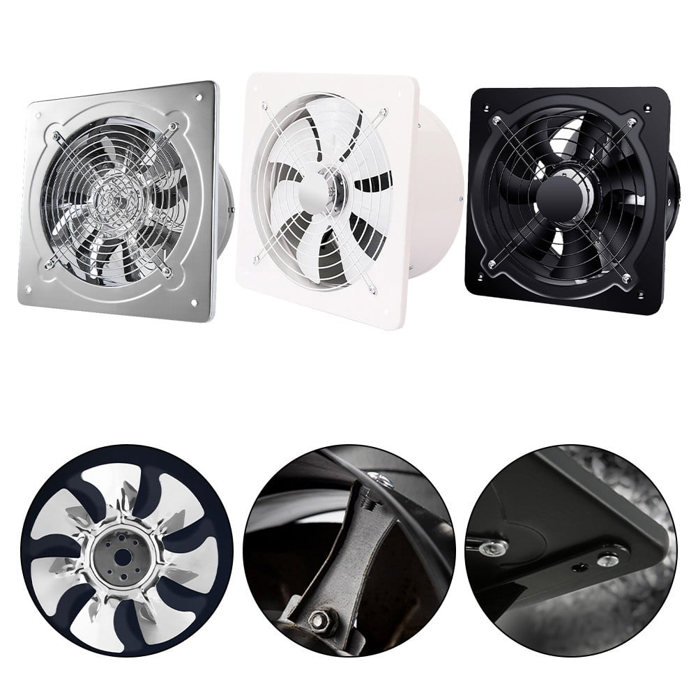 4 Inch Exhaust Fan Kitchen Exhaust Fan For Window Wall Mounted Bathroom 80W