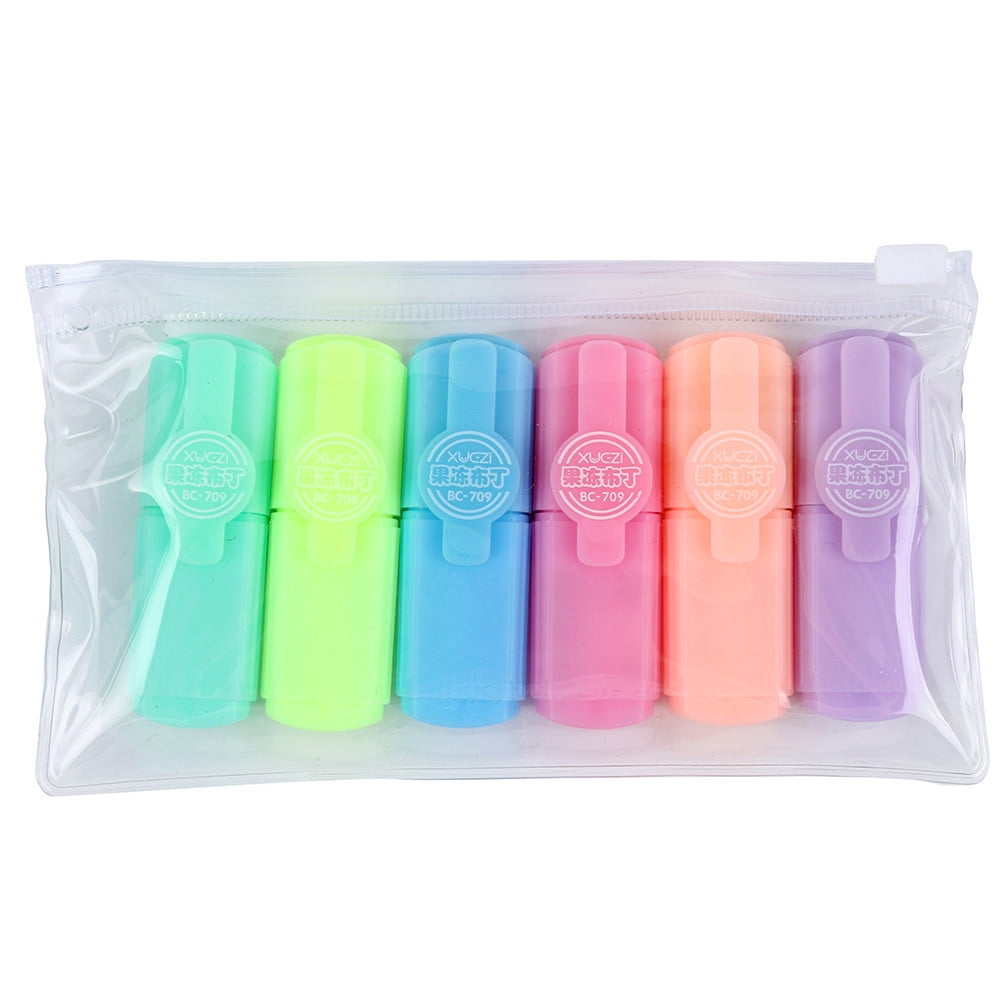Lovely Jelly Head Marker Pens Brush Marker Pen Graphic Drawing