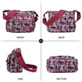 thumbnail image 3 of KXF Womens Nylon Crossbody Bag Waterproof Shoulder Purse Multi Pocket Tote Travel Messenger Bag, 3 of 8