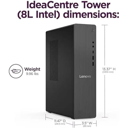 Lenovo IdeaCentre Tower 91CF000DUS Desktop Computer,Intel® Core™ Ultra 5 225 Processor, 32 GB DDR5 1 TB SSD ,Copilot,HDMI, Wi-Fi 6E, RJ-45, Windows 11 Pro
