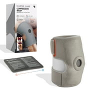 Sharper Image Compression Wrap With Removable Hot and Cold Gel Pack, Easy Adjust Straps, Multi-Area Design For Use on Elbows, Knees, Back, and More