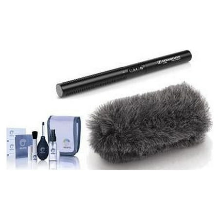 UPC: 0840014144310 | MKE 600 Shotgun Microphone with Sennheiser MZH600 Hairy Windshieldindshield