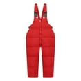 thumbnail image 6 of Up to 35% off Ndbuld Kid's Baby One Piece Snowsuits Boys Girls Fashion Solid Color Down Jackets Keep Thickening Warm Outdoor Coat Jumpsuit Set, 6 of 9
