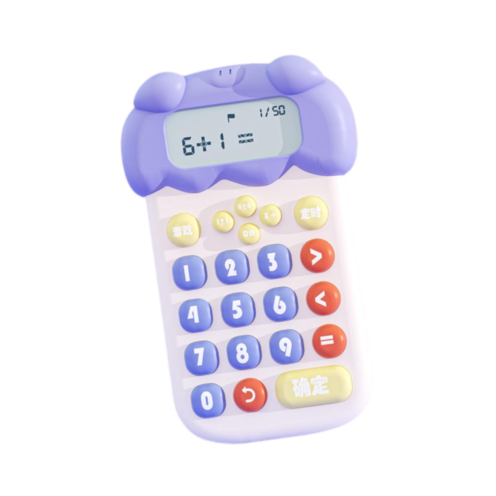 LeeQinersw Dinosaur Calculator Office Desktop Calculator Teaching Aids Intelligent Learning Blue