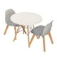 thumbnail image 1 of Mesa Circular Berlin - 2 Sillas Frankfurt (Gris), 1 of 2
