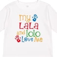 thumbnail image 4 of Inktastic Lala Lolo Loves Me Grandchild Boys or Girls Long Sleeve Toddler T-Shirt, 4 of 5