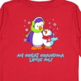 thumbnail image 4 of Inktastic My Great Grandma Loves Me Cute Penguins Boys or Girls Long Sleeve Toddler T-Shirt, 4 of 5