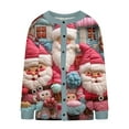 thumbnail image 5 of QATAINLAV Womens Sweaters Cardigan Xmas Cute Themed Holiday Tops Button Long Sleeve Knitted Sweater Christams Gifts, Multicolor, XXXXXL, 5 of 6