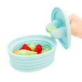 thumbnail image 4 of Hand Foldable Snack Container Silicone Travel Bowl Reusable Food Storage for Adults Kids Portable Collapsible Dish, 4 of 5