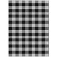 thumbnail image 2 of Addison Rugs Chantille Indoor/Outdoor Transitional Plaid Black Washable Rectangle Rug, 2'6" x 3'10", 2 of 6