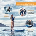 thumbnail image 6 of Lifetime Vista 11 ft Inflatable Stand-Up Paddle Board with Paddle (90934), 6 of 23