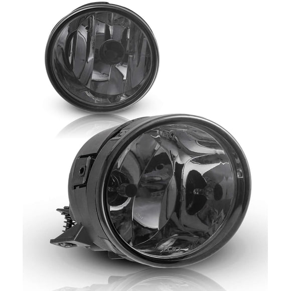 AUTOWIKI Fog Lights fit for 2004-2015 Nissan Titan/ 2005-2007 Nissan Armada (Smoke lens)