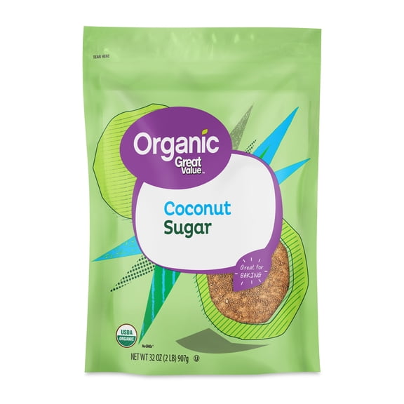 Great Value Organic Coconut Sugar, 32 oz